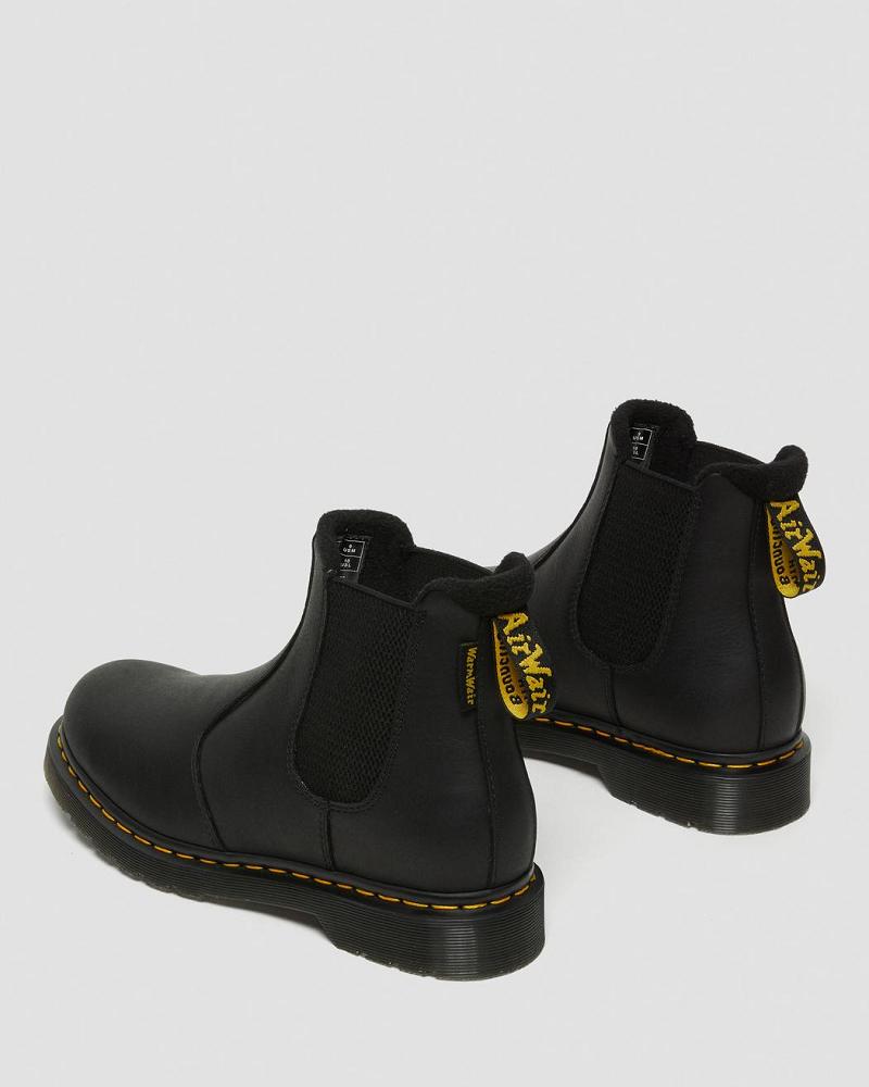 Women's Dr Martens 2976 Warmwair Leather Chelsea Boots Black | AU 119BEX